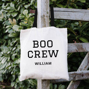 Bolsa Tote Boo Crew Monograma Halloween