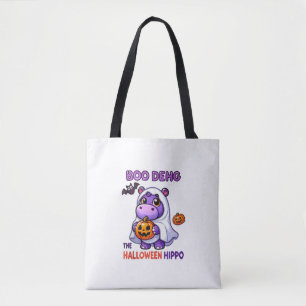 Bolsa Tote Boo Deng O Halloween Hippo Cute Bouncy Pig Costu