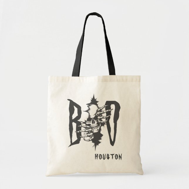 Bolsa Tote BOO Doces ou Travessuras  (Frente)