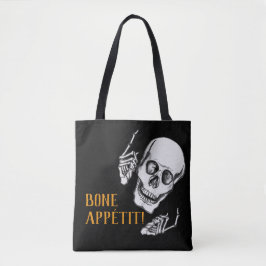 Bolsa Tote Boo Happy Halloween Brincadeiras no crânio
