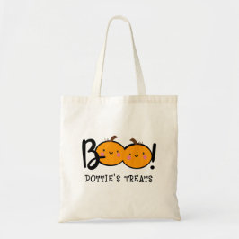Bolsa Tote Boo Pumpkin Halloween Trick ou Treine Bag/ Boo Bag