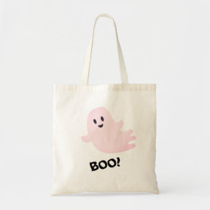 Bolsa Tote Boo Sweet Pink Ghost Halloween