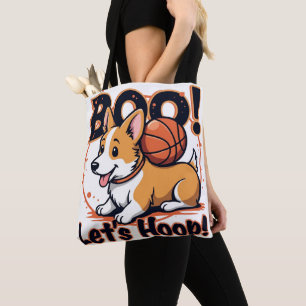 Bolsa Tote Boo! Vamos Hoop!