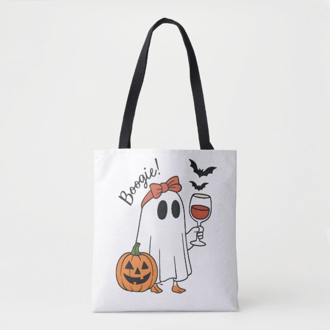 Bolsa Tote Boogie Halloween Ghost (Frente)