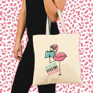 Bolsa Tote Book Lover Flamingo