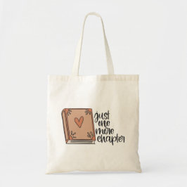 Bolsa Tote Book Tote Bag, Geschenkidee, Just one more chapter