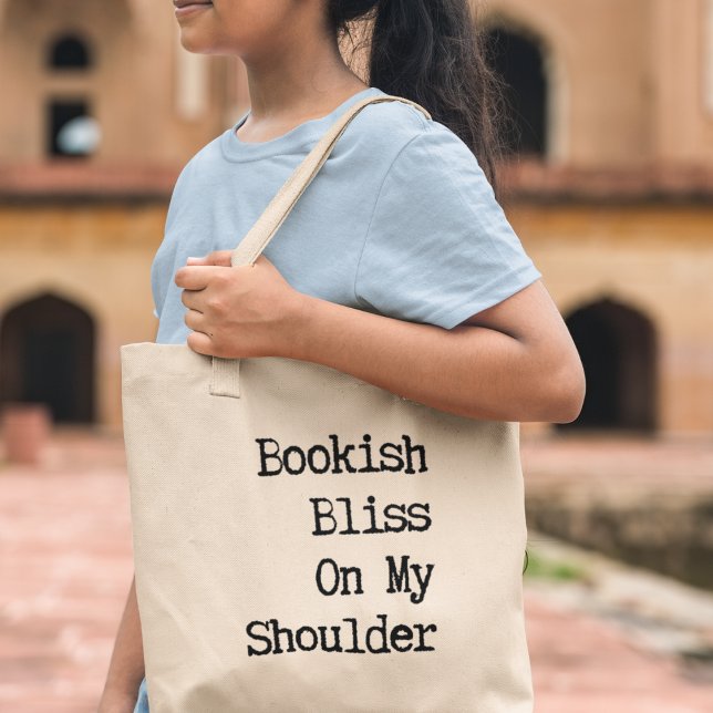 Bolsa Tote Bookish Bliss Book Lover Librarian Reader Gift (Shop now and celebrate the magic of words with every step you take! )