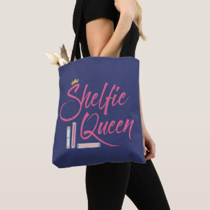 Bolsa Tote Booklover Shelfie Queen Bookish