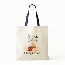 Bolsa Tote Books Coffee & Cozy Corners | Amante de
