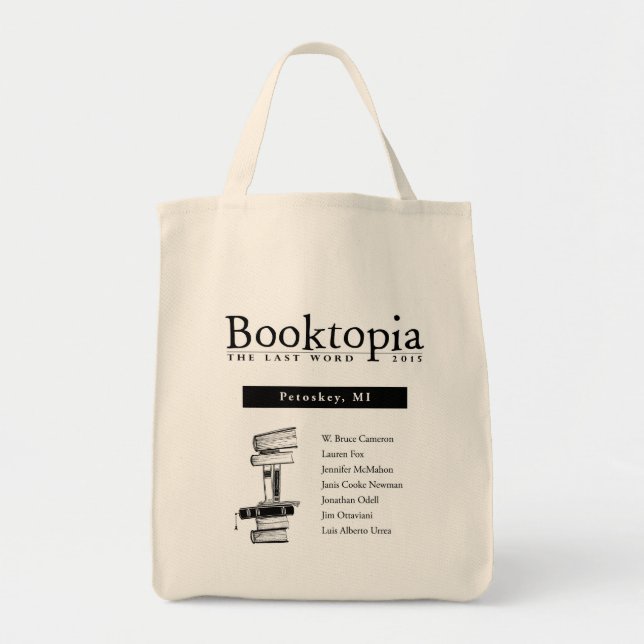 Bolsa Tote Booktopia 2105: A última palavra - Petoskey, saco (Frente)