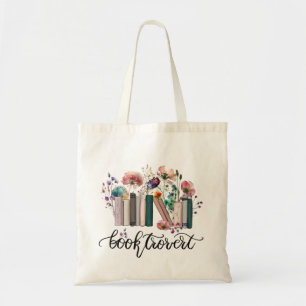 Bolsa Tote Booktrovert Wildflower Tote Bag