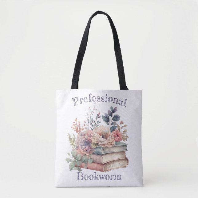 Bolsa Tote Bookworm profissional (Frente)