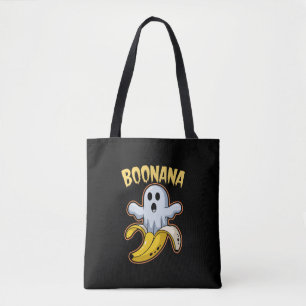 Bolsa Tote Boonana Fantasma Bonito Banana Halloween