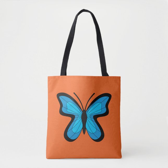 Bolsa Tote Borboleta Azul (Frente)