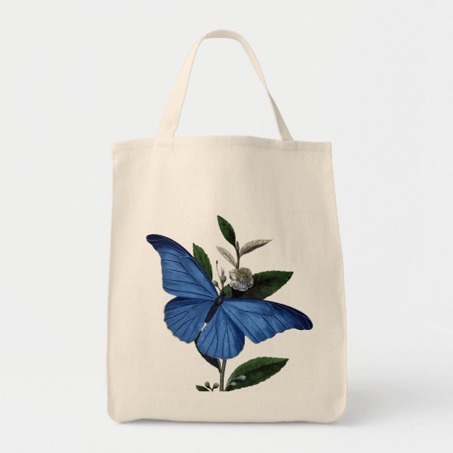 Bolsa Tote Borboleta Azul (Frente)
