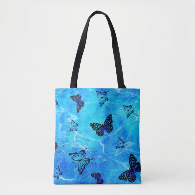 Bolsa Tote Borboleta Azul (Frente)