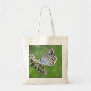 Bolsa Tote Borboleta azul comum na grama