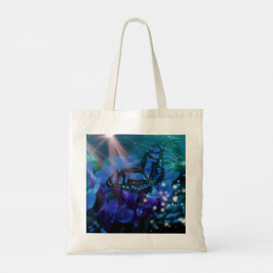 Bolsa Tote Borboleta Azul Mágica
