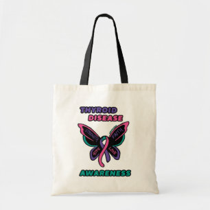 Bolsa Tote Borboleta/Consciência.. Doença da Tiroide