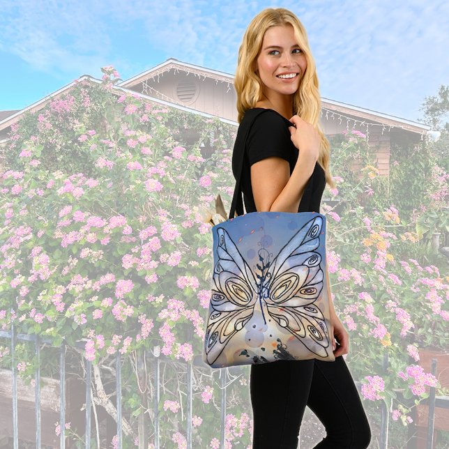 Bolsa Tote Borboleta da Liberdade (Criador carregado)