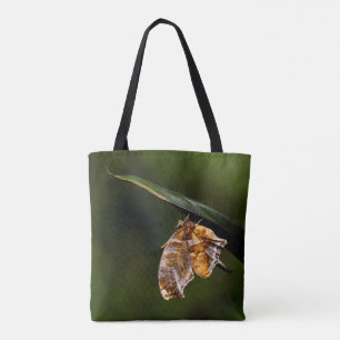 Bolsa Tote Borboleta de ponto de interrogação