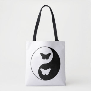 Bolsa Tote Borboleta de Yin Yang