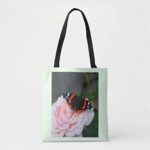 Bolsa Tote Borboleta do Almirante Vermelho