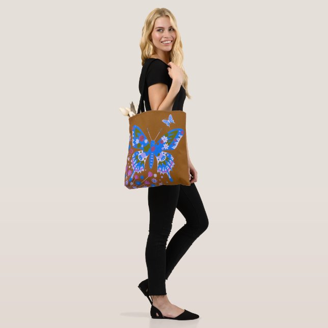 Bolsa Tote Borboleta do Prado Dourado (No(a) Modelo)