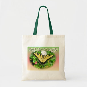 Bolsa Tote Borboleta do Swallowtail do Tiger Cada dia é um p