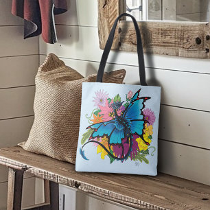 Bolsa Tote Borboleta Dragão
