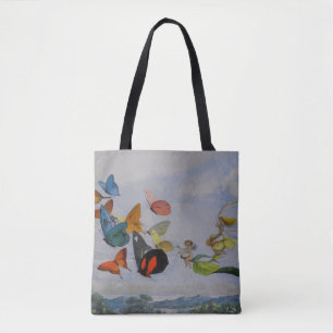 Bolsa Tote Borboleta e Fada Rainha Borboletas Fairies