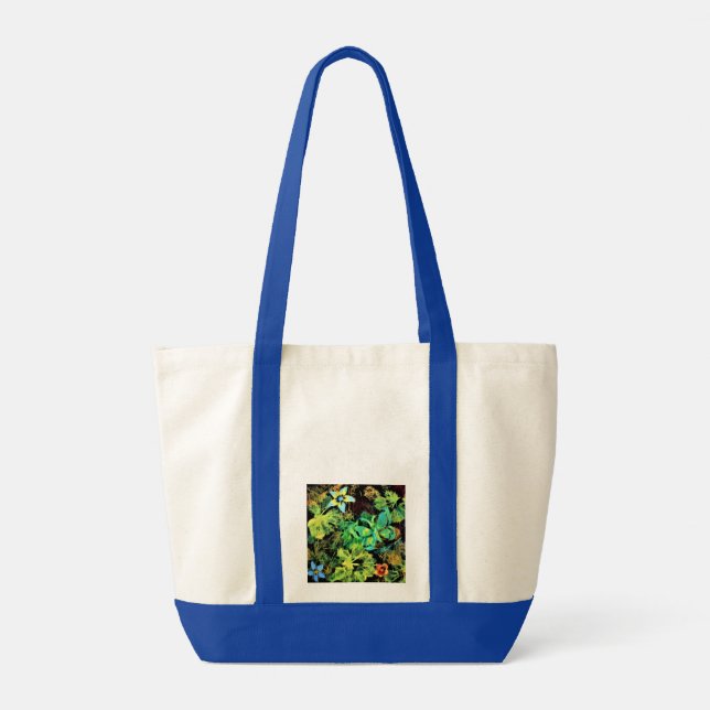 Bolsa Tote Borboleta e Flor Rodilius Tote Bag (Verso)
