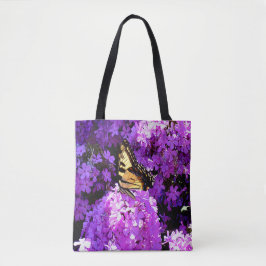 Bolsa Tote Borboleta e Phlox