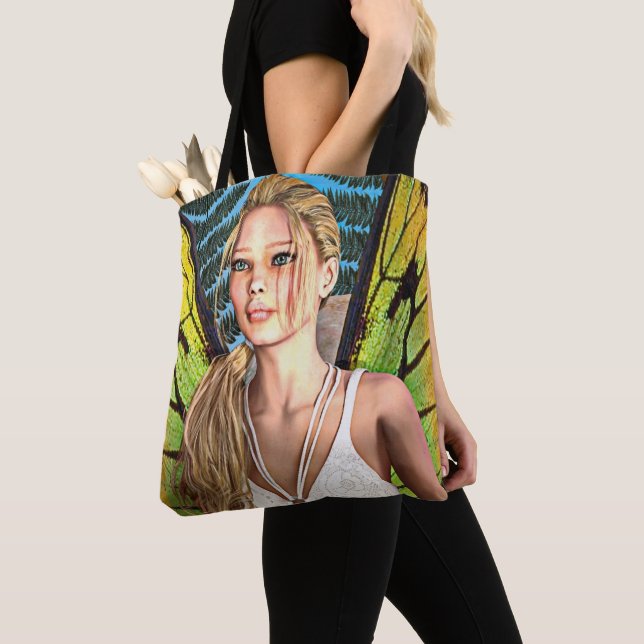 Bolsa Tote Borboleta Fada (Close Up)