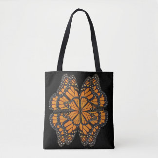 Bolsa Tote Borboleta Flor Monarca