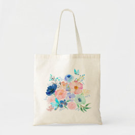 Bolsa Tote Borboleta Floral de Borboleta de Aquarela Saco de 
