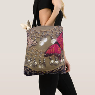 Bolsa Tote Borboleta Gypsy Scarf