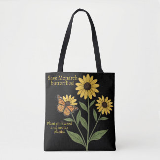 Bolsa Tote Borboleta Monarca