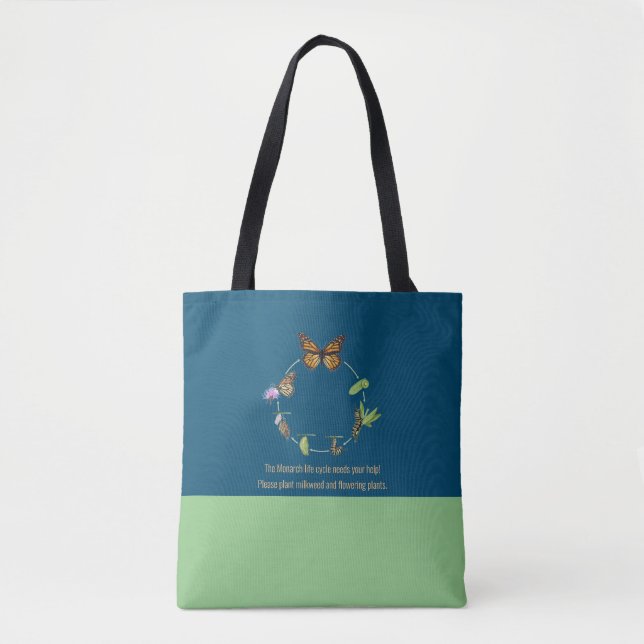 Bolsa Tote Borboleta-monarca (Frente)