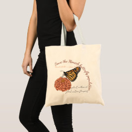 Bolsa Tote Borboleta Monarca Personalizável