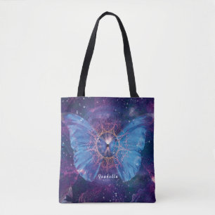Bolsa Tote Borboleta Morpho / Galaxy Mandala