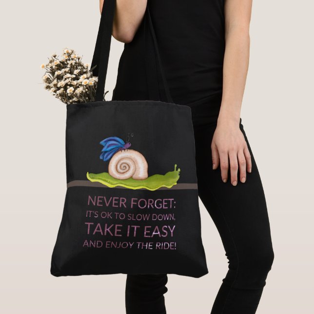 Bolsa Tote Borboleta preguiçosa (Close Up)