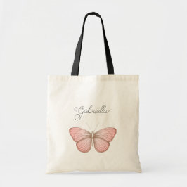 Bolsa Tote Borboleta Rosa Feminina