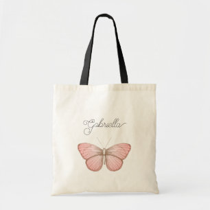 Bolsa Tote Borboleta Rosa Feminina