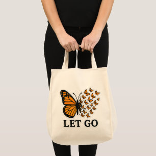 Bolsa Tote Borboleta se transformando em pequenas borboletas