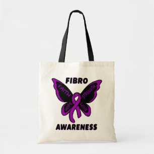 Bolsa Tote Borboleta/Sensibilização...Fibro