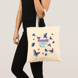 Bolsa Tote Borboleta Simboliza Transformação Crescimento Índi