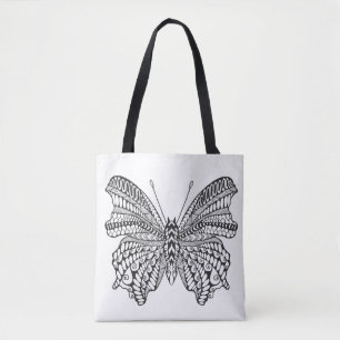 Bolsa Tote Borboleta tropical inspirada 2