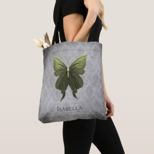 Bolsa Tote Borboleta verde