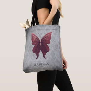 Bolsa Tote Borboleta vermelha